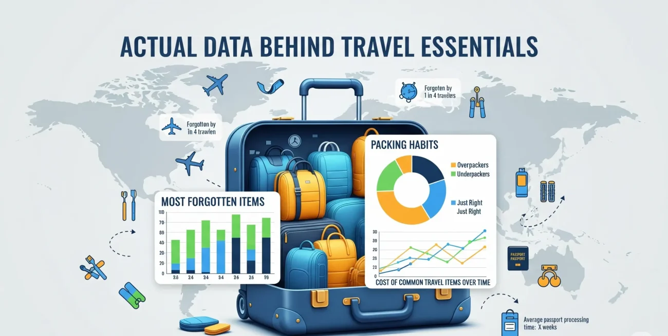 Actual Data Behind Travel Essentials