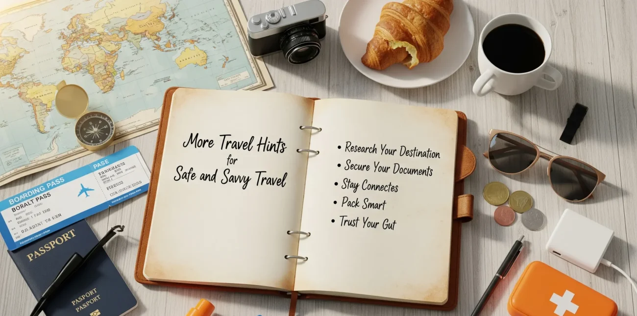 More Travel Hints for Safe and Savvy Travel