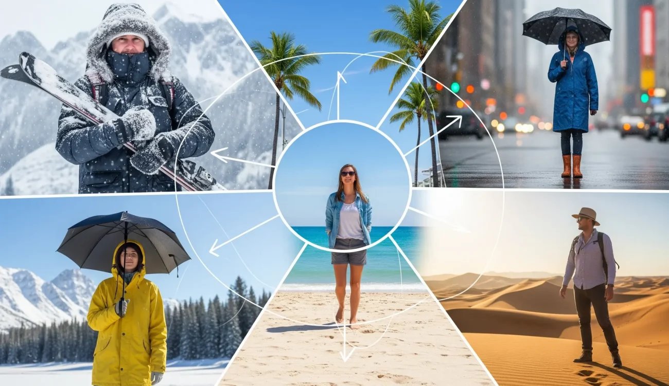 Real-World Application Example Multi-Climate Itinerary