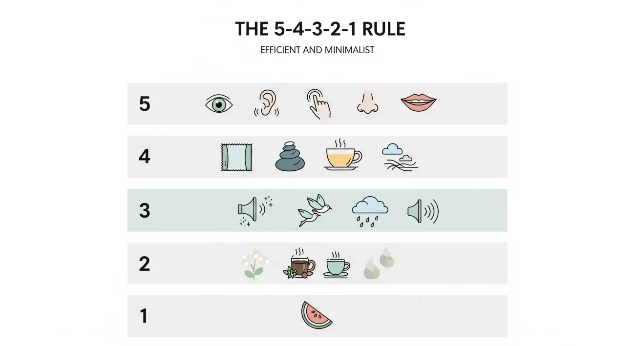 The 5-4-3-2-1 Rule Efficient and Minimalist