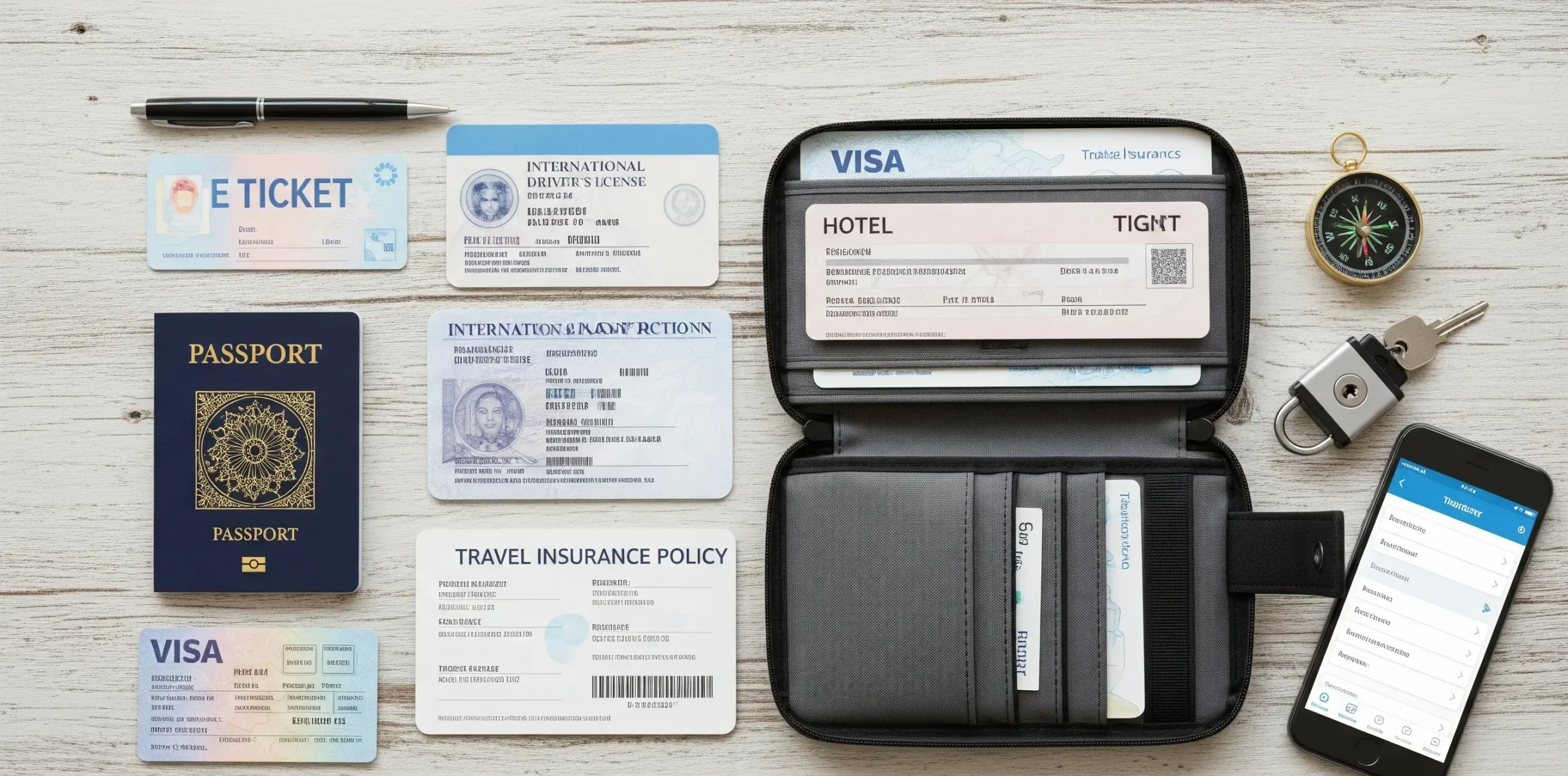 Travel documents list