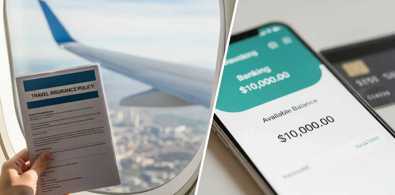 Travel Insurance and Evidence of Finance