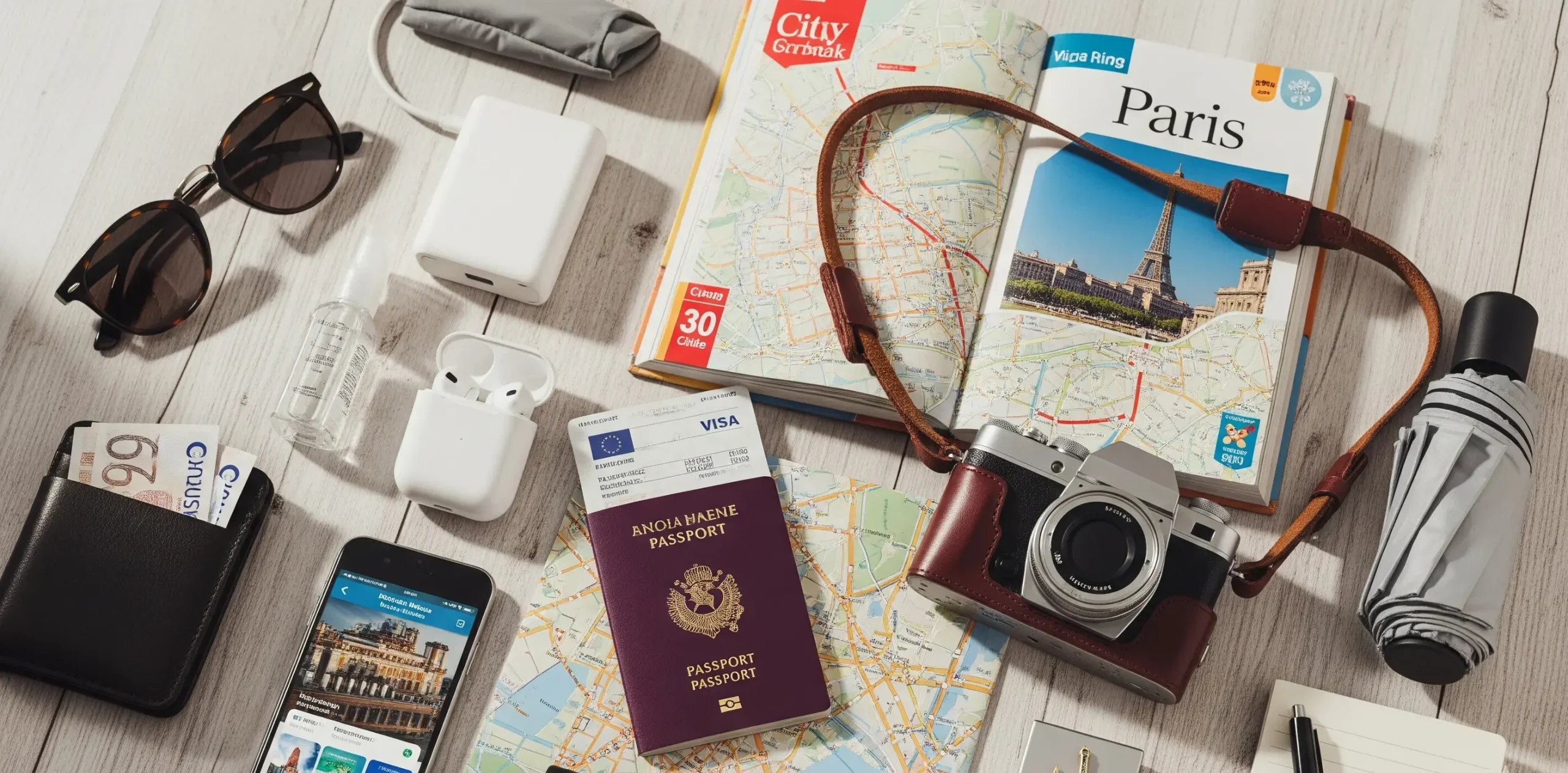 European city break travel kit