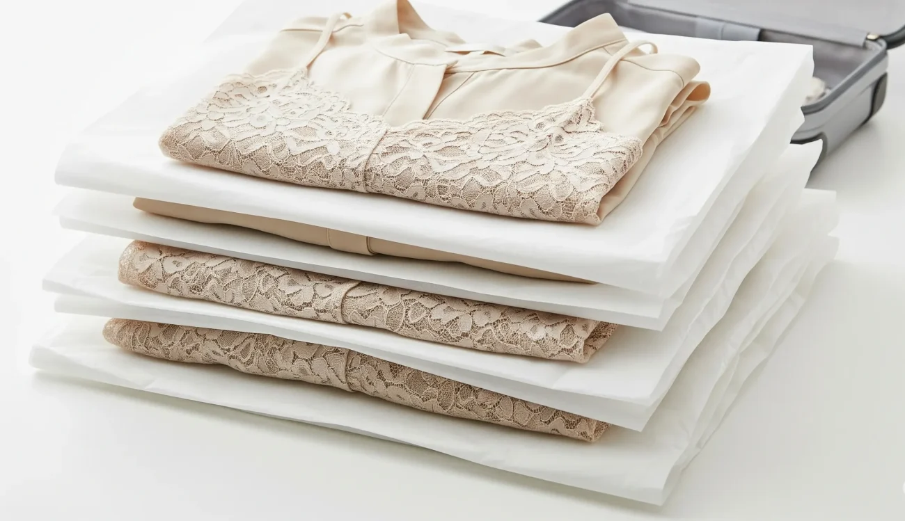 Layer Delicate Items With Tissue Paper