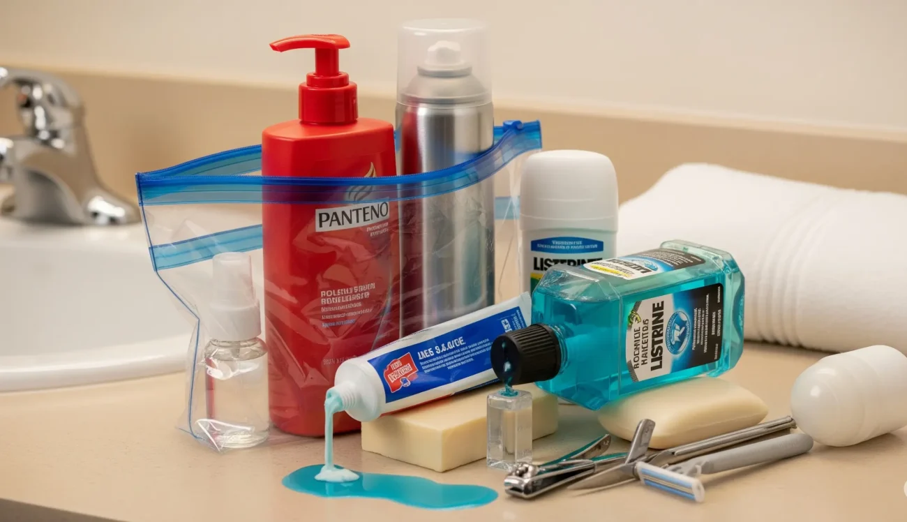 What Not to Bring Non-TSA-Approved Toiletries