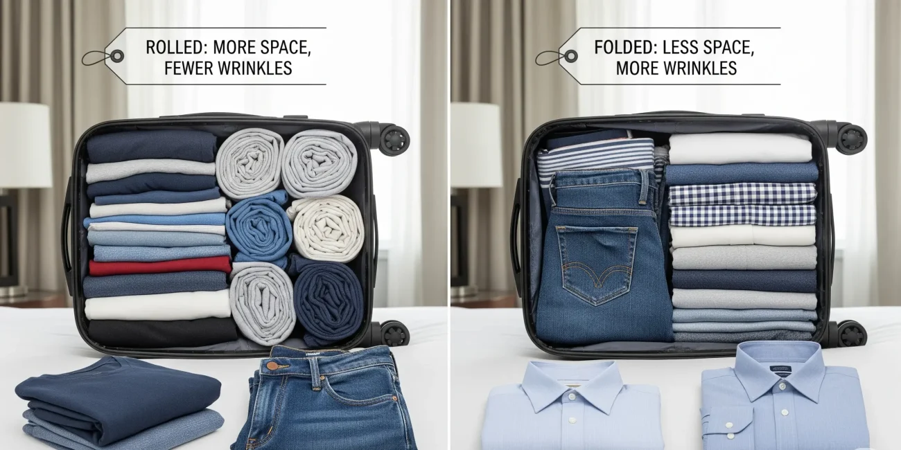 Rolling vs Folding Best Techniques for Space & Wrinkle Reduction
