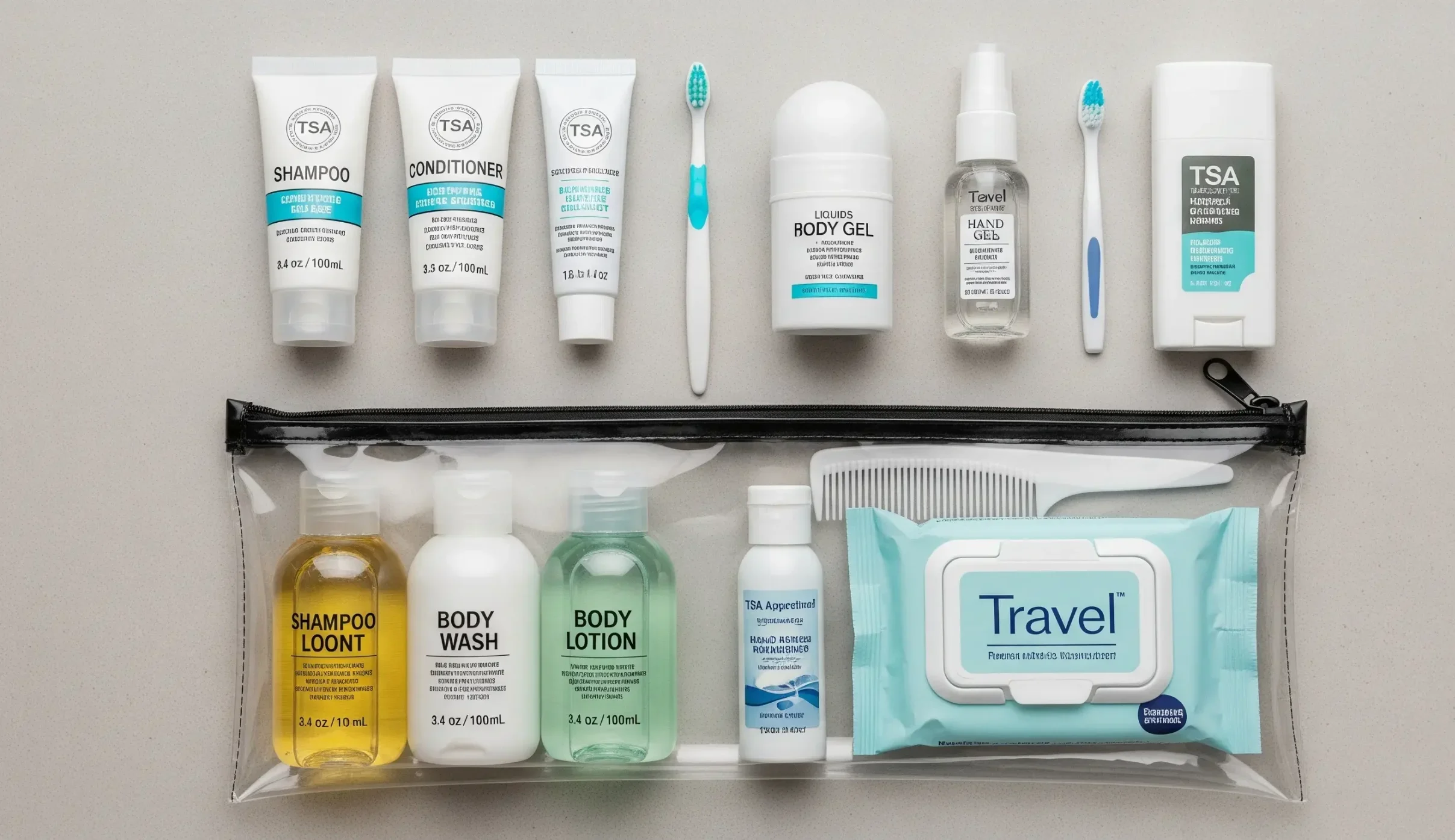 TSA-approved toiletries list
