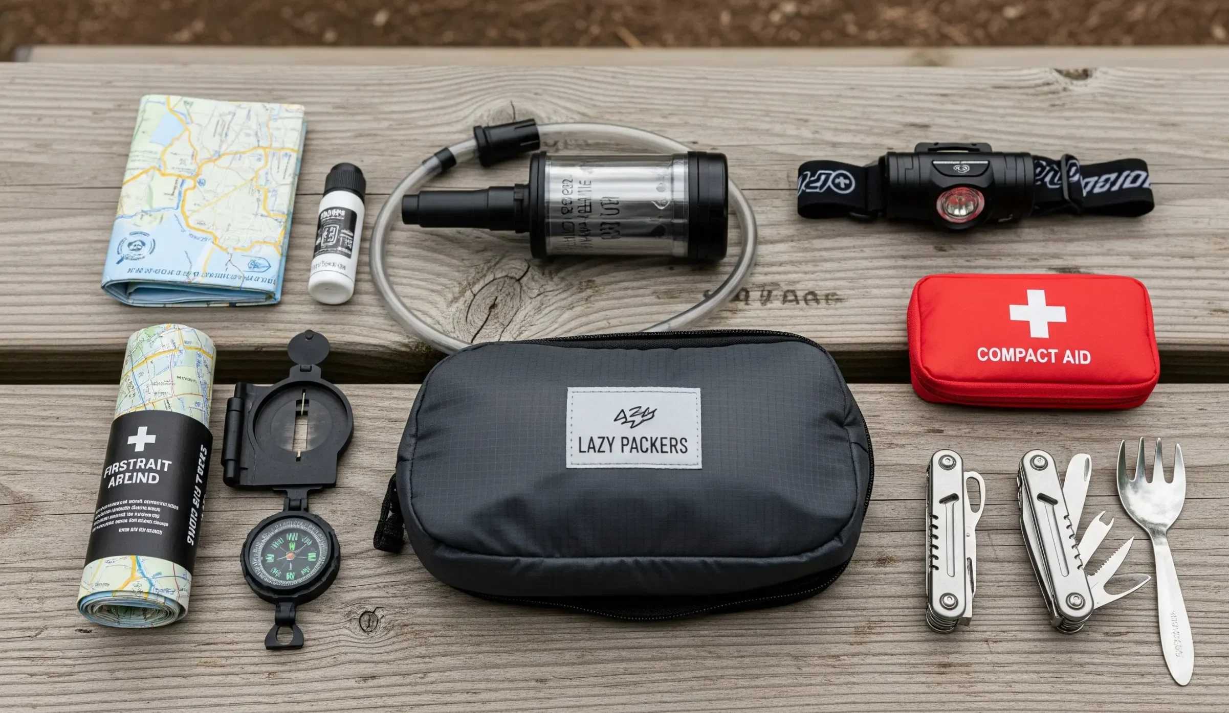 backpacker travel kit