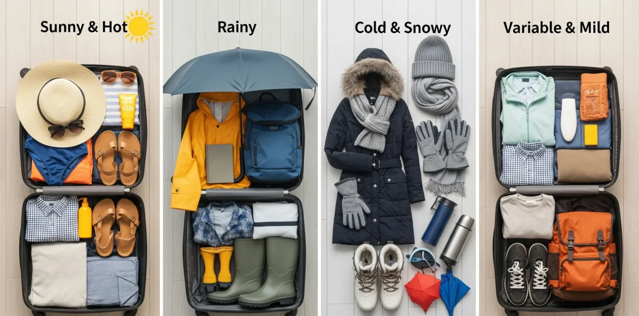 Weather-Driven Packing How to Adjust Based on Forecast