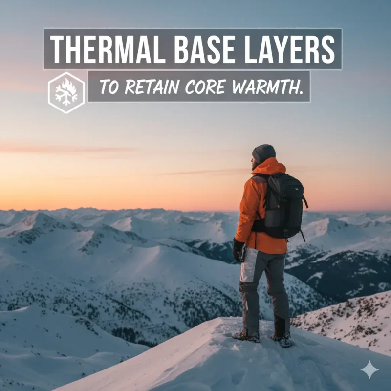 Thermal Base Layers to Retain Core Warmth