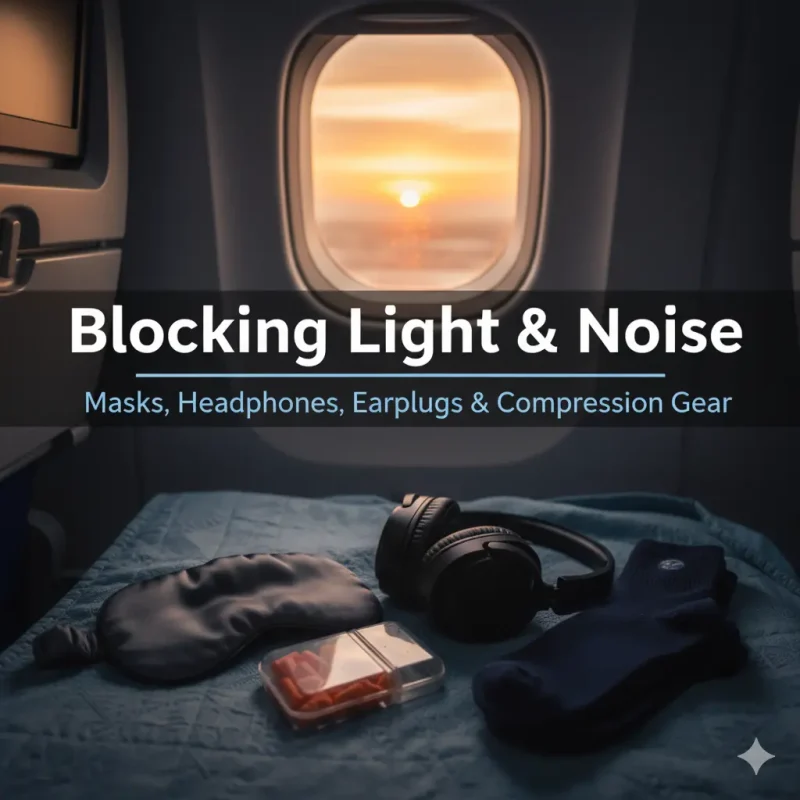 Blocking Light & Noise Masks, Headphones, Earplugs & Compression Gear
