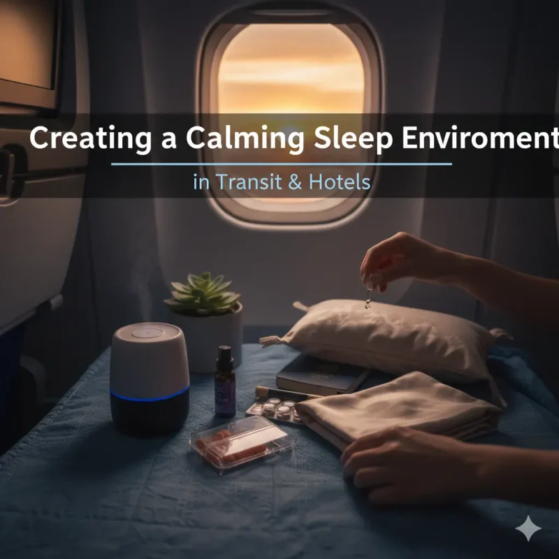 Creating a Calming Sleep Environment in Transit & Hotels
